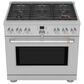 Cafe 6.2 Cu. Ft. Freestanding Natural Gas Range in Stainless Steel and Brushed Stainless, , large