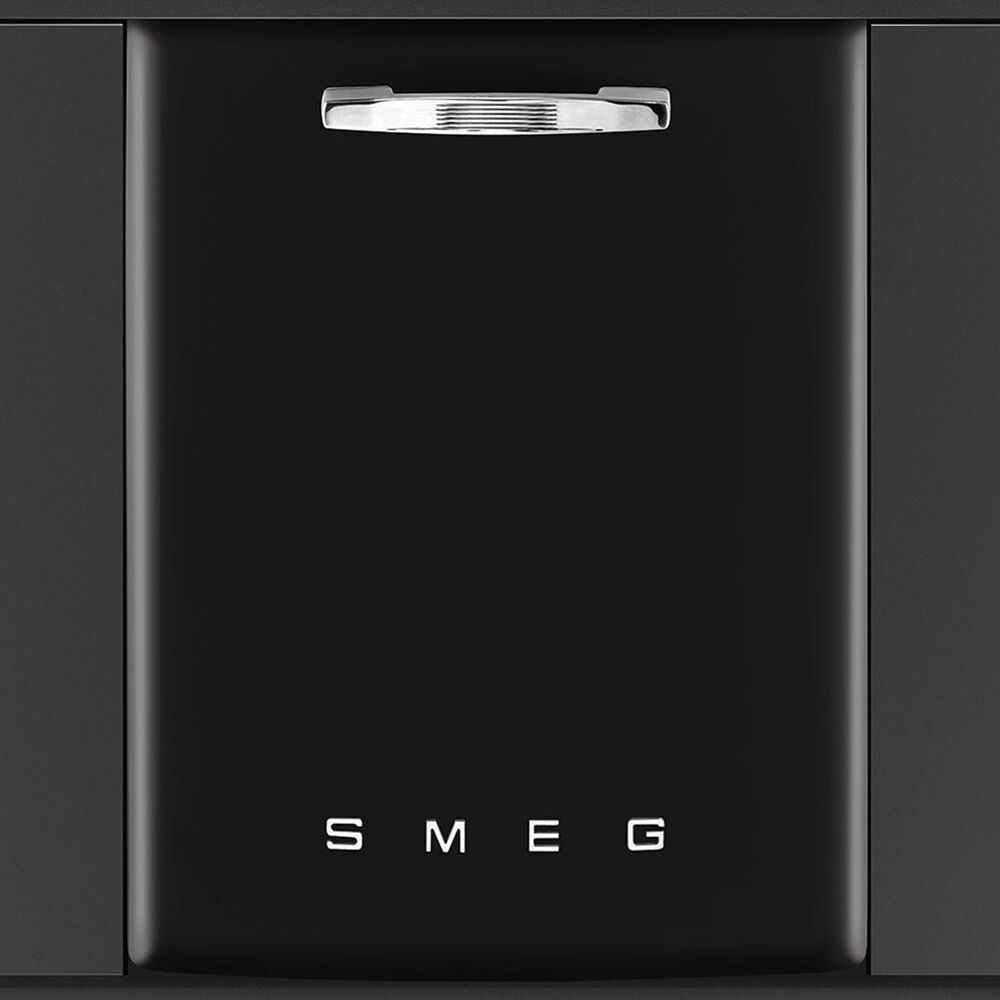 SMEG Retro-Style 24" Built-In Dishwasher in Black, , large