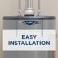 GE Appliances RealMAX Platinum 50-Gallon Short Natural Gas Atmospheric Water Heater in Gray, , large