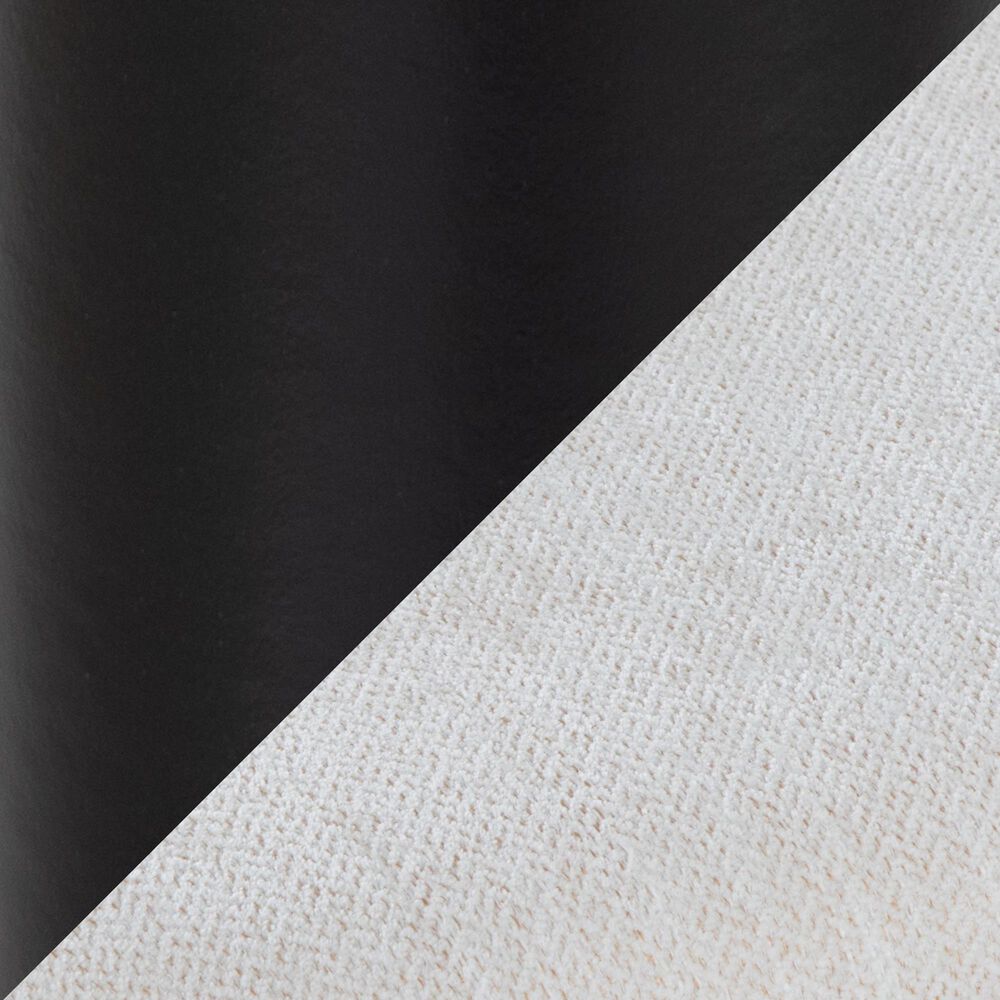 Lumisource Rina Side Chair with Cream Cushion in Black &#40;Set of 2&#41;, , large