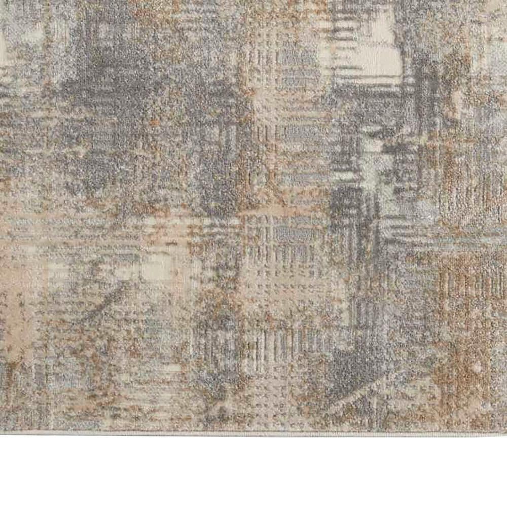 Nourison Rush CK951 7&#39; x 10&#39; Grey and Beige Area Rug, , large