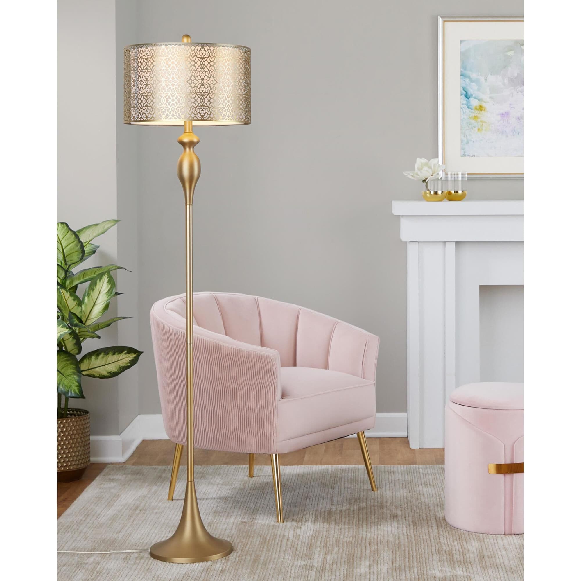 Gold arc lamp top