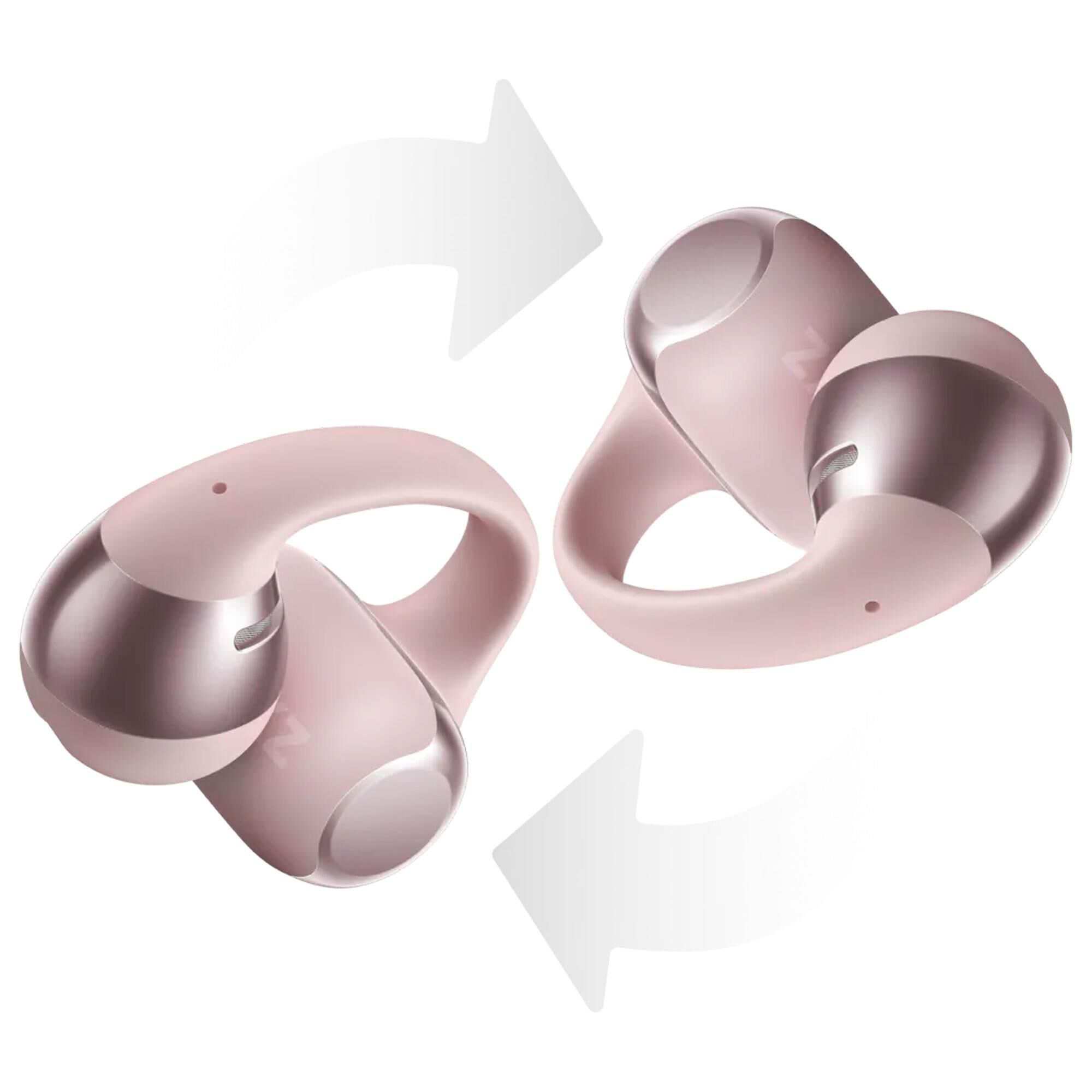 Shokz OpenDots One Open-Ear Clip-On True Wireless Earbuds in Pink