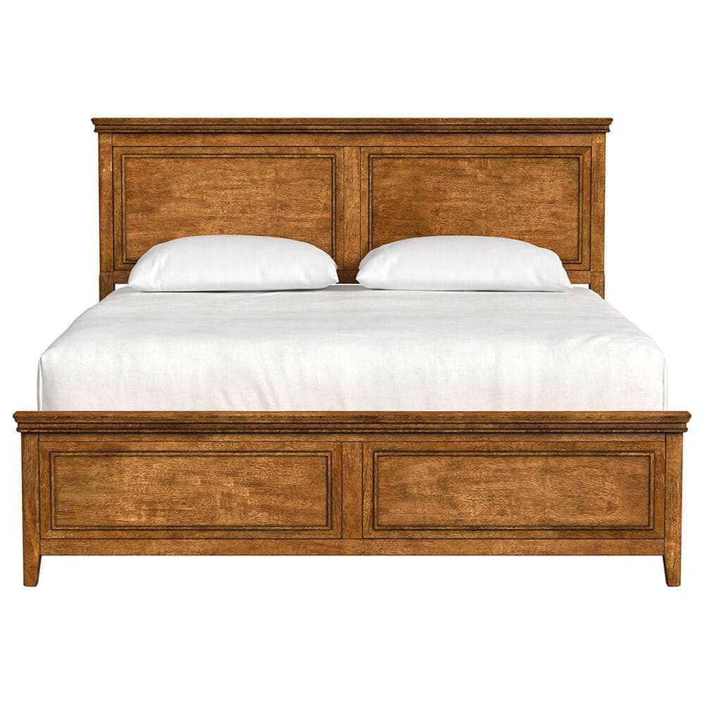 A-America Bandalier King Panel Bed in Warm Russet, , large