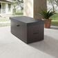 Plank and Hide Rectangular Functional Fire Pit in Wenge and Black, , large