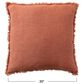 Teak Interiors Daily Routines 20" x 20" Throw Pillow in Rust, , large