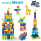 Mattel Even Bigger Blocks Building Set with Storage Bag for Toddler in Multicolor, , large