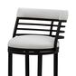 Armen Living Telia Swivel  Counter  Stool in Ivory, , large