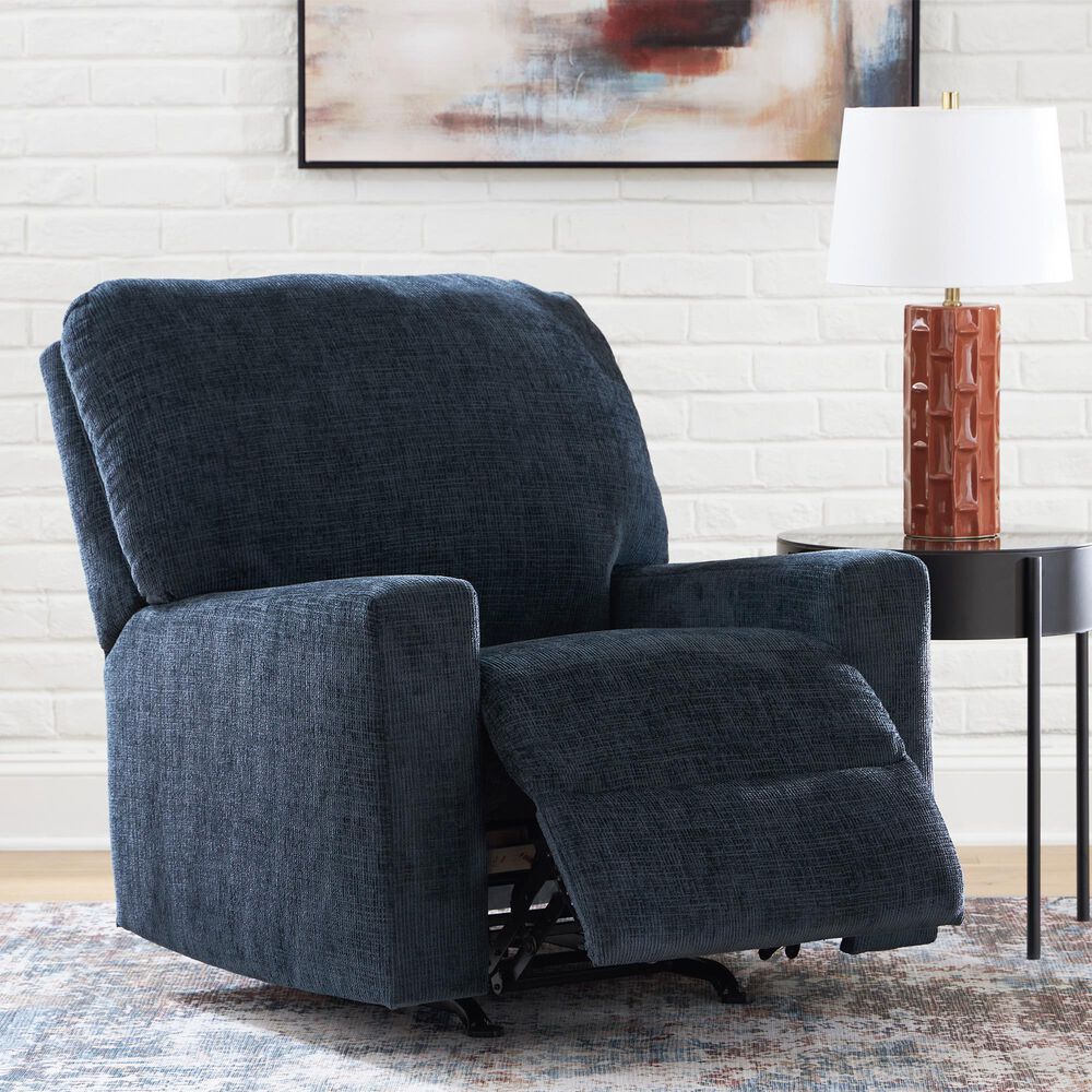 Ashley Aviemore Stationary Recliner in Ink, , large