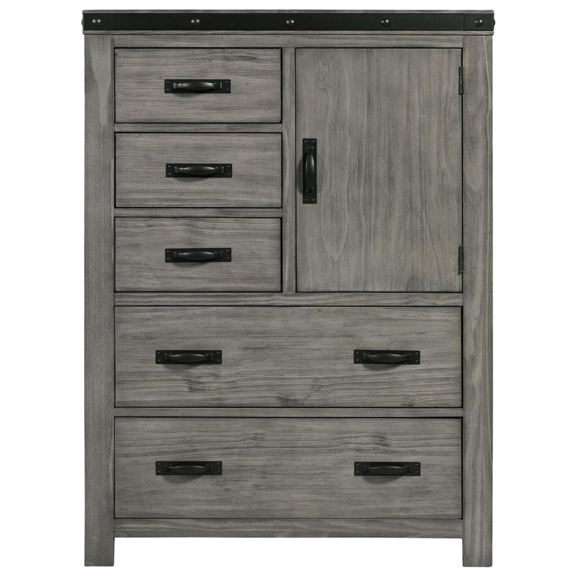 Mayberry Hill Wade Door Chest in Brushed Ash