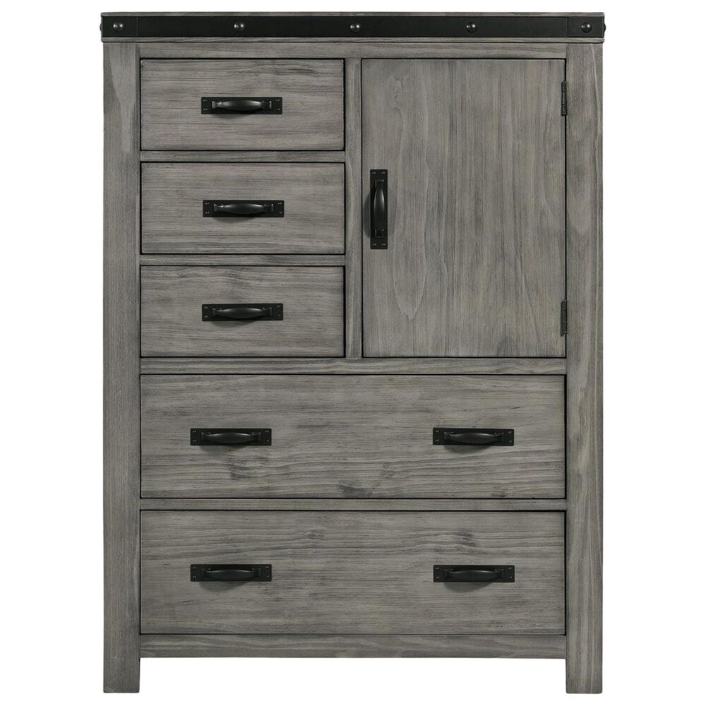 Mayberry Hill Wade Door Chest in Brushed Ash, , large