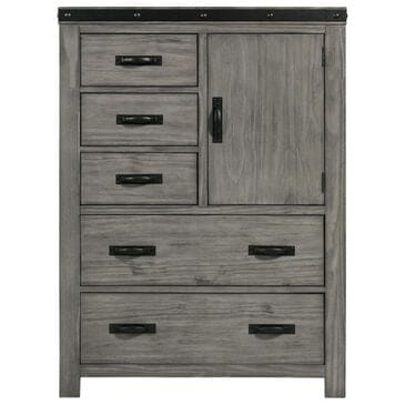 Mayberry Hill Wade Door Chest in Brushed Ash, , large