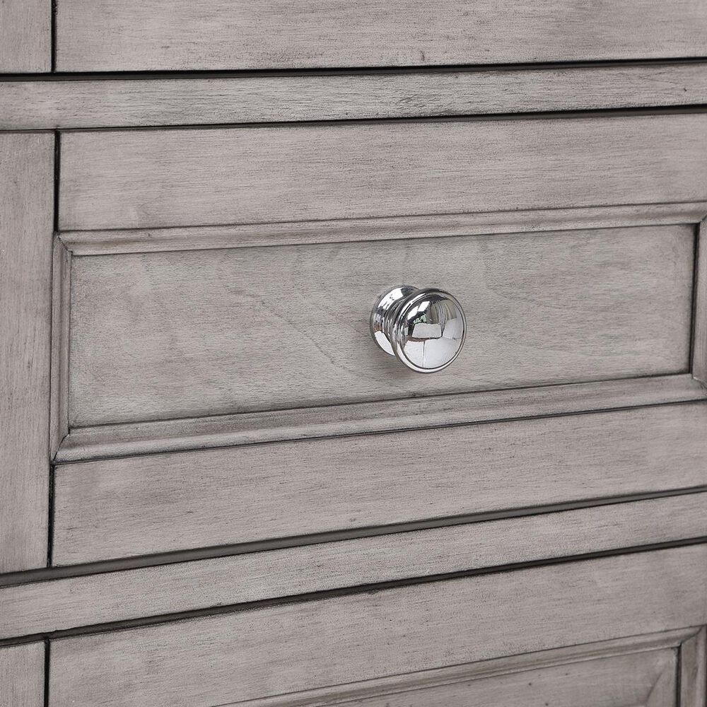 Aurafina Wainwright Free Standing Linen Closet in Old Harbor Gray, , large