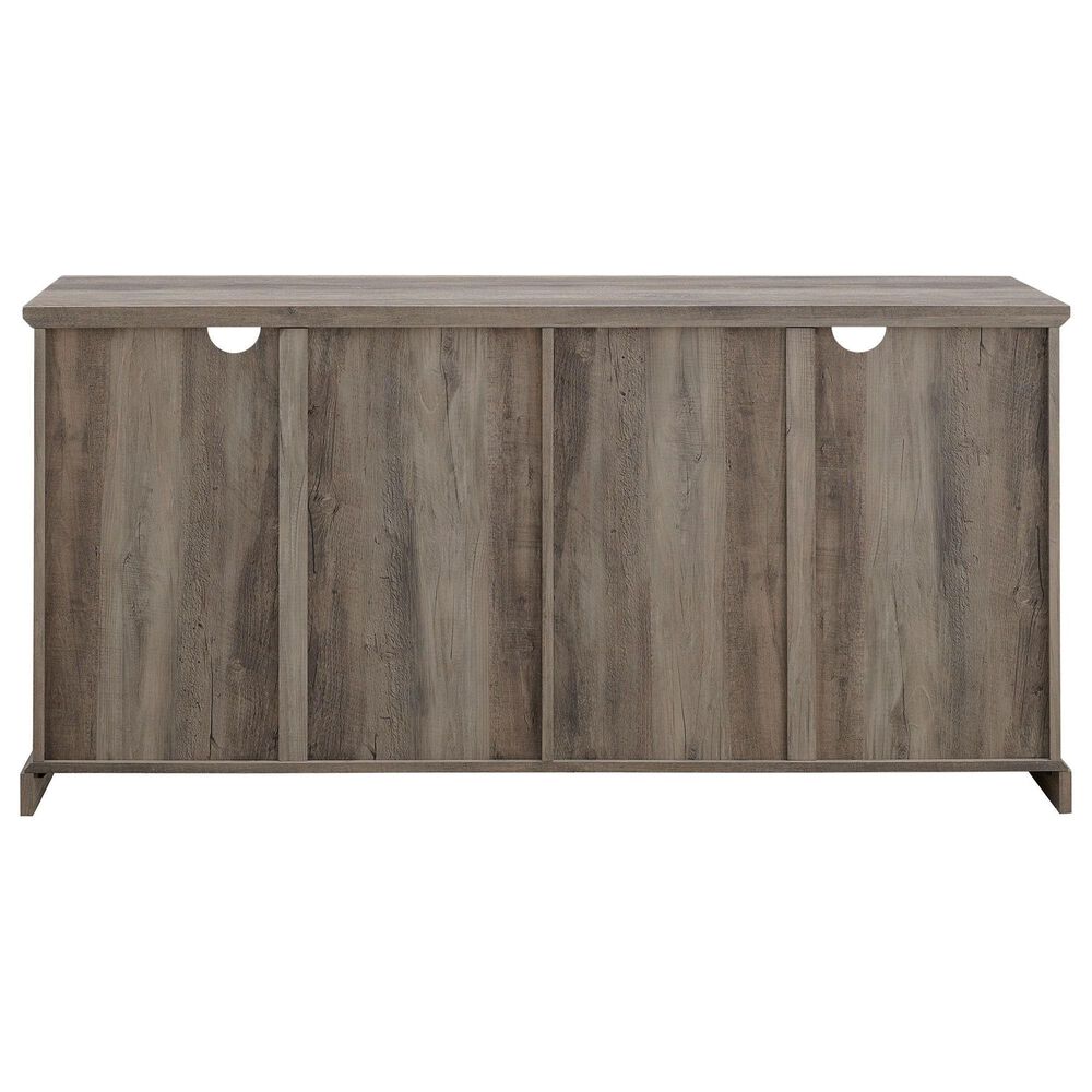 Walker Edison Abigail 58&quot; TV Stand in Grey Wash, , large
