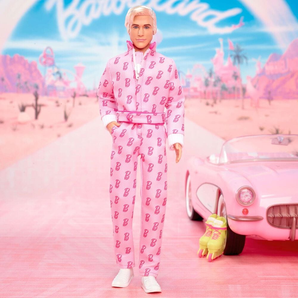 Barbie The Movie &quot;I&#39;m Coming with You&quot; Ken Doll in Pink and White, , large