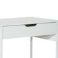 Valor Living Ravel Writing Desk with Drawer in White, , large