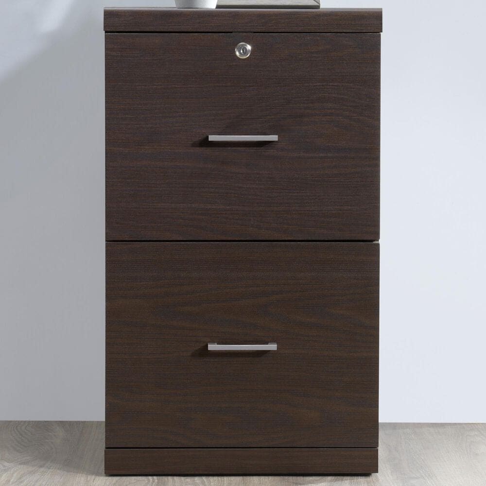Valor Living Alpine 2-Drawer Vertical File Cabinet in Espresso, , large