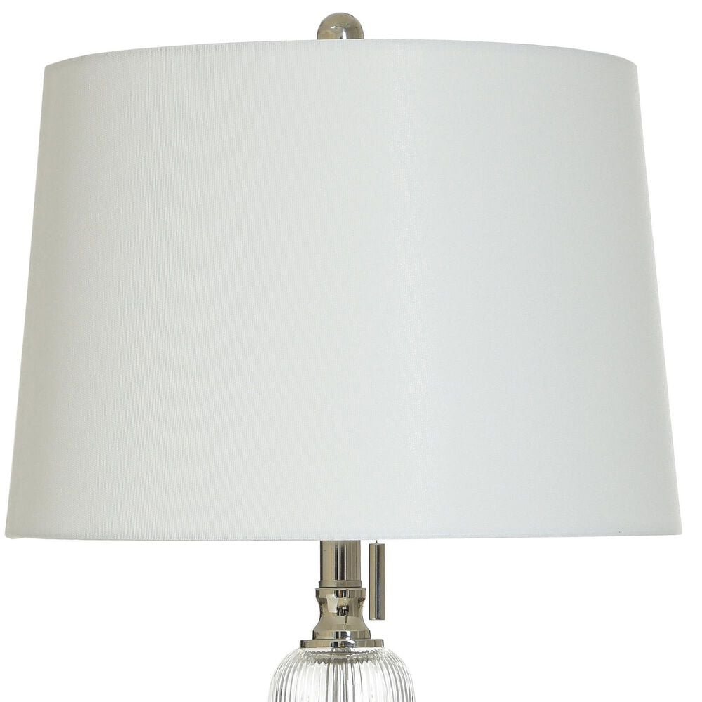 Flair Industries 33&quot; Table Lamp in Clear, , large
