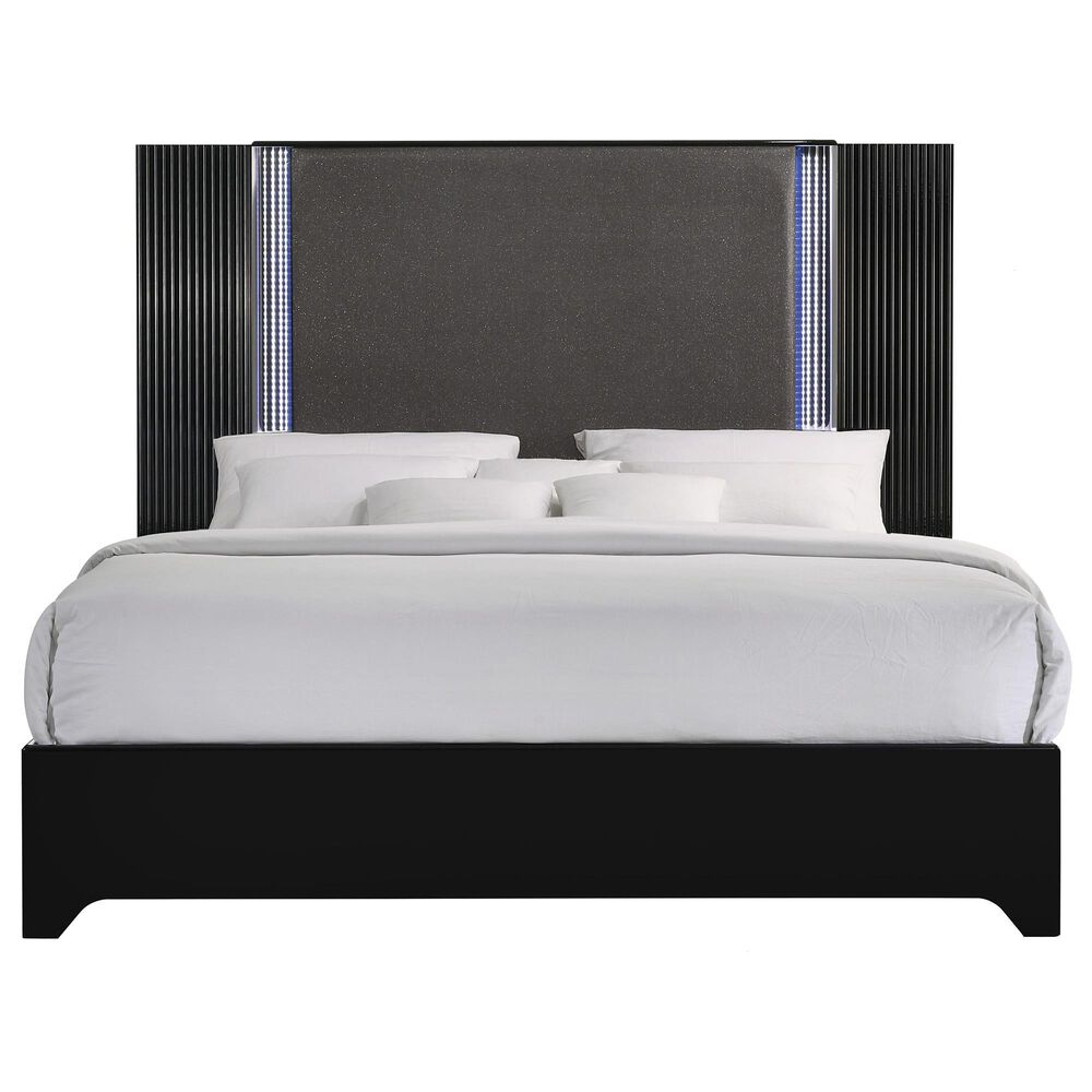 Global Furniture USA Aspen King Bed in Black NFM