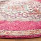Safavieh Monaco MNC254D 5" Round Pink Area Rug, , large