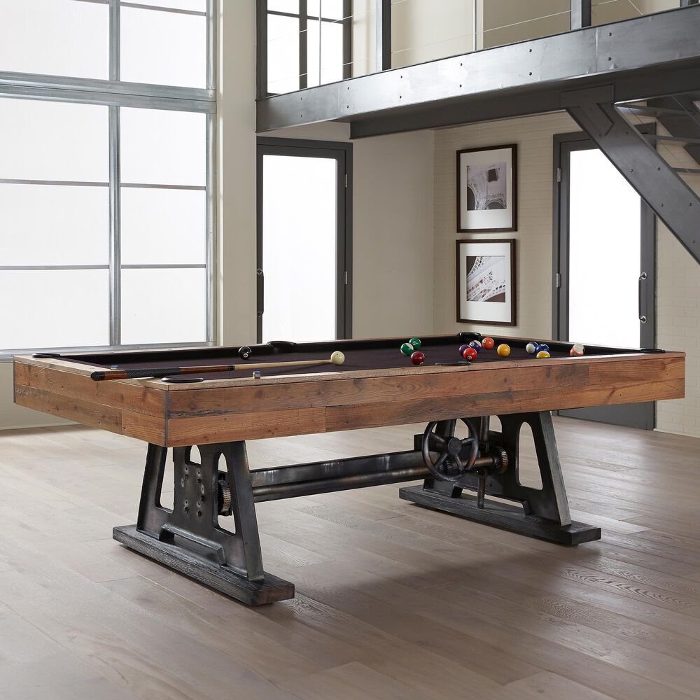 IMPERIAL Davinci Pool Table in Reclaimed Wood, , large