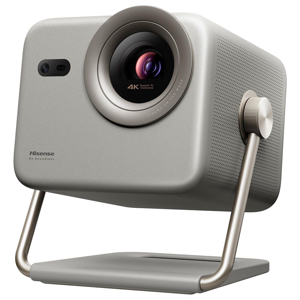 Hisense Triple Laser 4K Smart Mini Projector in Gray, , large