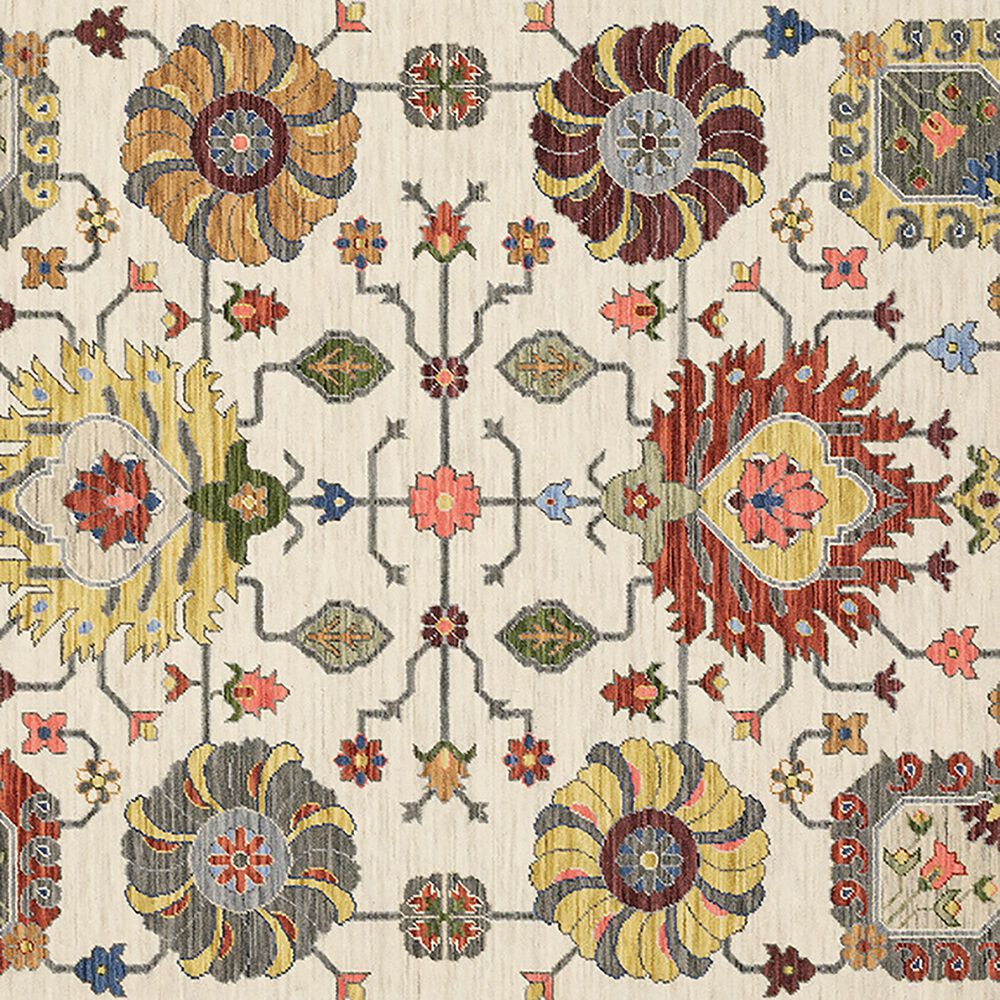 Oriental Weavers Lucca Floral Vibes 2&#39; x 3&#39; Ivory Area Rug, , large