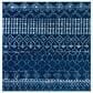 Safavieh Tulum TUL229N 5" Square Navy and Ivory Area Rug, , large