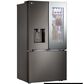 LG 27 cu. Ft 3 Door French Door, Counter Depth with Mirror InstaView Door-In-Door InPrintproof Black Stainless Steel, , large