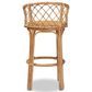Baxton Studio Orchard Bar Stool in Natural Brown, , large