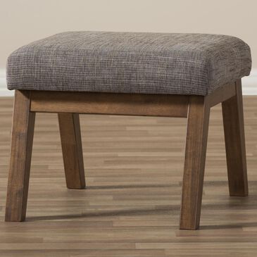 Baxton Studio Aberdeen Ottoman in Gravel , , large