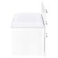 Pacific Landing Danbury 3-Drawer Makeup Vanity Set in White High Gloss, , large