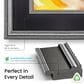 Deco TV Frames Premiere 50" 50"  Premiere Bezel for Samsung the Frame TV in Antique Silver and Black, , large
