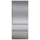 Sub Zero Integrated 36" Tall Door Panel with Pro Handle Right Hinge in Stainless Steel, , large