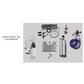 U-Line Double Tap Tower Kit For 24" Keg Refrigerator in Stainless Steel, , large