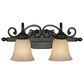 Golden Lighting Belle Meade 2-Light Bath Vanity in Rubbed Bronze, , large