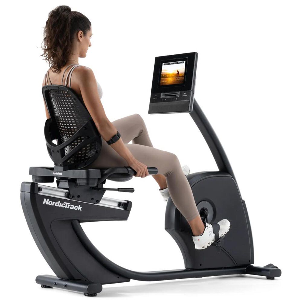 NordicTrack 10 Recumbent Bike for a Comfortable Indoor Cycling Experience, , large