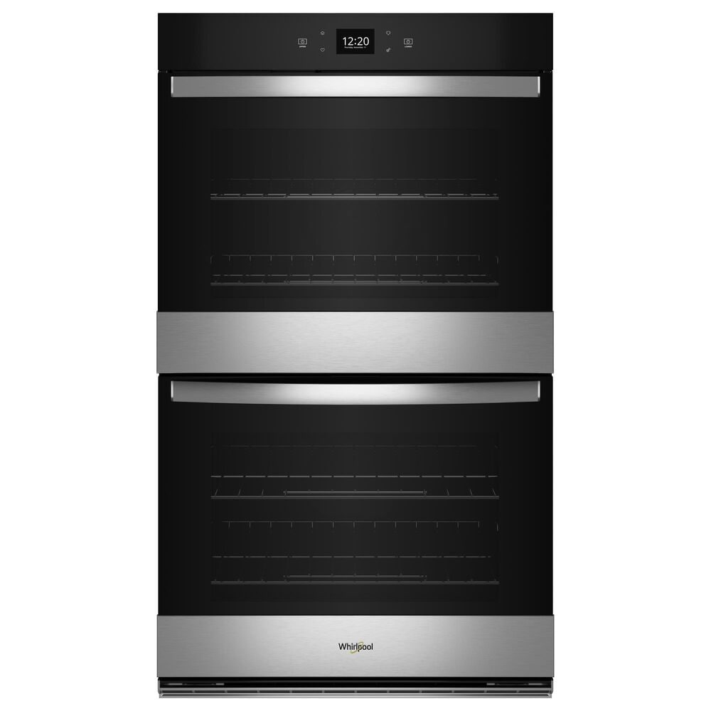 Whirlpool 30" Smart Built-In Electric Convection Double Wall Oven with Air Fry in Fingerprint Resistant Stainless Steel, , large
