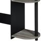 HOMLUX 32" Computer Desk with Two Drawers in French Oak Grey and Black, , large