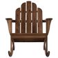 Linon Home Decor Adirondack Patio Rocking Chair in Acorn, , large