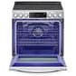 LG 6.3 Cu. Ft. Smart Wi-Fi Enabled ProBake Convection InstaView Slide-In Electric Range with Air Fry and Glass Cooktop in Stainless Steel, , large