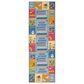Safavieh Kids Playhouse KPH224M 2"2" x 8" Blue and Green Runner, , large
