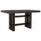 Millenium Burkhaus Rectangular Counter Dining Table in Brown Oak - Table Only, , large