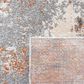 Safavieh Aston 9" x 12" Grey and Rust Area Rug, , large