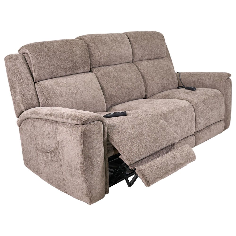 Synergy Home Furnishings Llc Power Reclining Sofa with Air Massage in Rex Bungee Cord, , large
