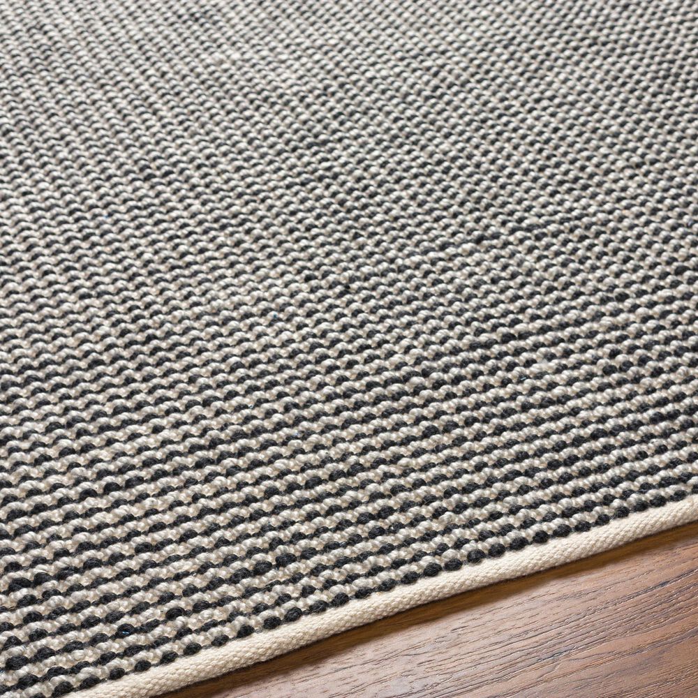 Surya Rebecca RBC-2301 2&#39; x 3&#39; Light Beige, Off-White, Black,  Light Grey Area Rug, , large