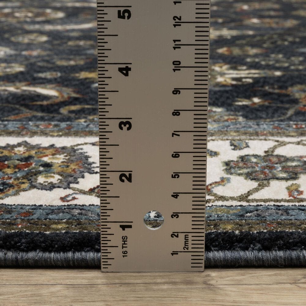Oriental Weavers Vivian VI03A 7&#39;10&quot; x 10&#39;10&quot; Blue Area Rug, , large