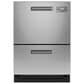 GE Profile 24" Dishwasher Double Drawer in Stainless Steel, , large