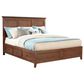Hawthorne Furniture San Mateo Queen Solid Wood Storage Bed with Dresser and Nightstand in Tuscan, , large