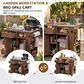 HOMLUX 41.9" Outdoor Extendable Kitchen Island in Brown, , large